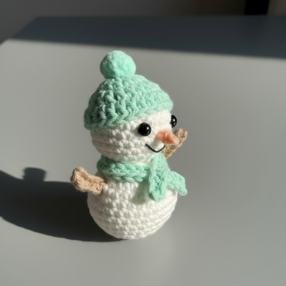 Charming Crochet Snowman Ornament Pattern for Your Tree