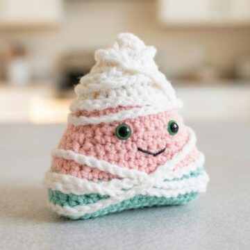 Cute Crochet Candy Corn Mummy Pattern for Sweet Charm