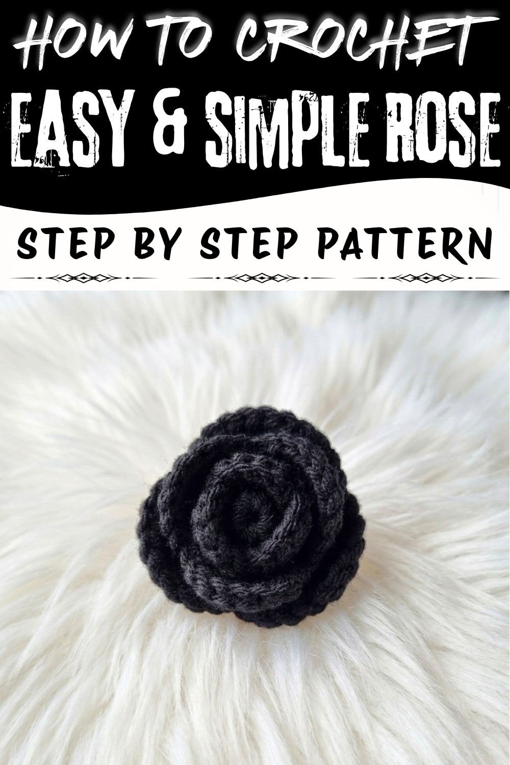 Easy & Free Crochet Rose Pattern for Home Projects 