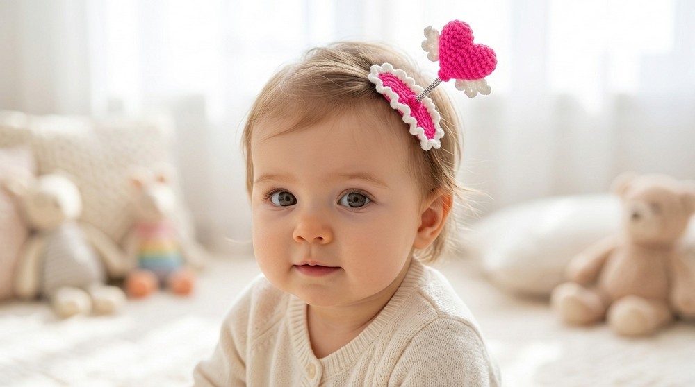 Elegant Easy Crochet Heart Hairclip Pattern for Any Hair style