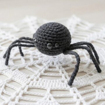 Festive Free Crochet Spider Pattern to Decorate Halloween Party