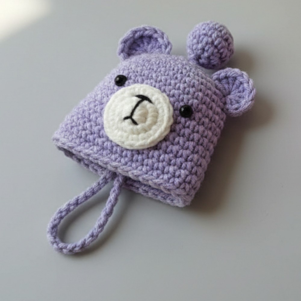 Cozy Crochet Bear Key Cover Pattern for Soft Key Protection
