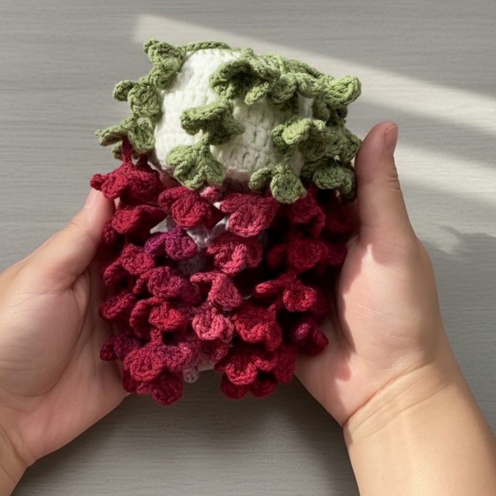 Super Easy Crochet Hanging Basket Pattern for Organizing