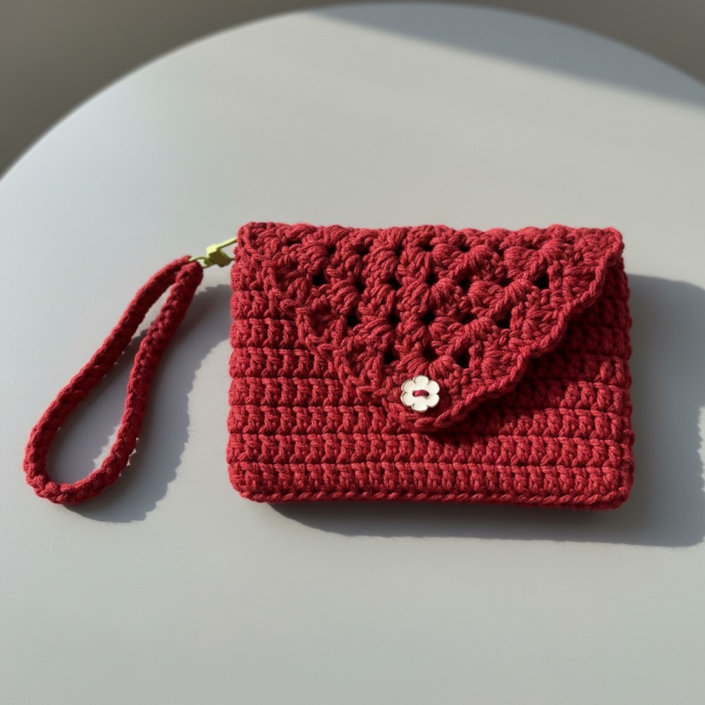 Sweet Crochet Card Holder Pattern To Keep Cards Organized