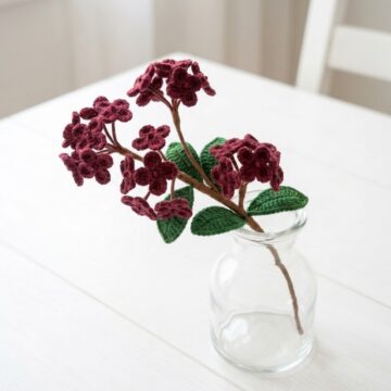 How to Free Crochet Flower Branch Pattern Perfect for Bouquets