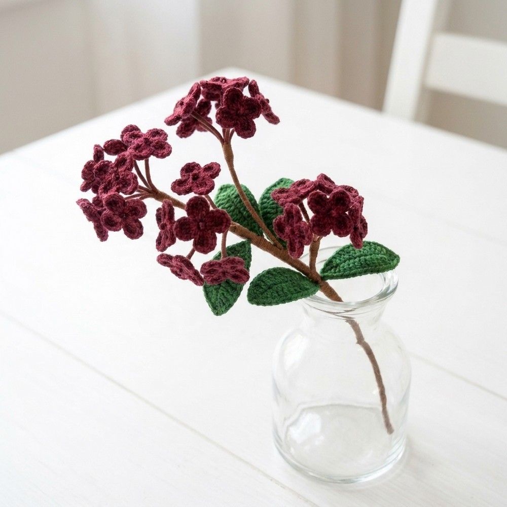 How to Free Crochet Flower Branch Pattern Perfect for Bouquets