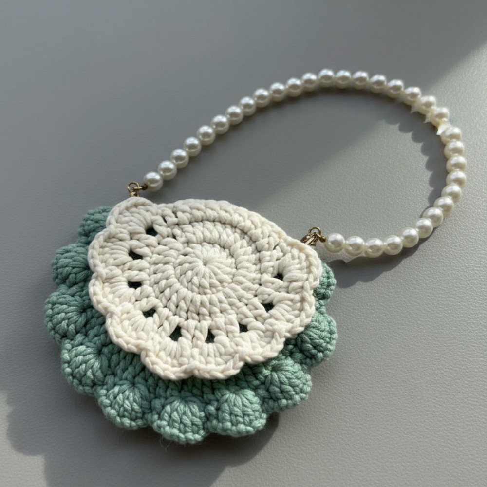 Stylish Crochet Lace Bag Pattern to Carry for Parties