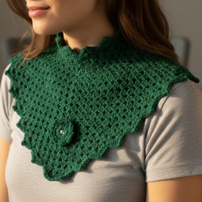 Timeless Crochet Scarf Cowl with Flower Pattern You’ll Keep Forever
