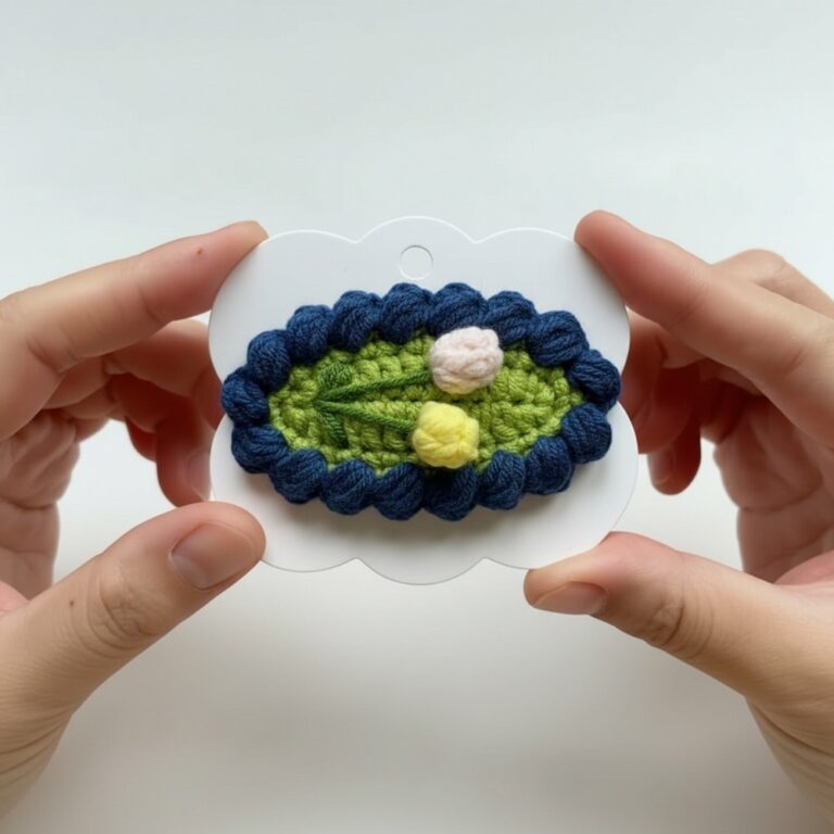 Beautiful Crochet Tulip Hairclip Pattern for Spring Vibes