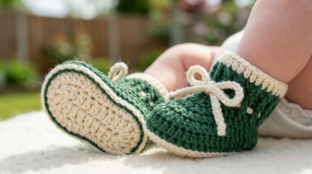 Adorable Baby Booties with This Free Crochet Pattern