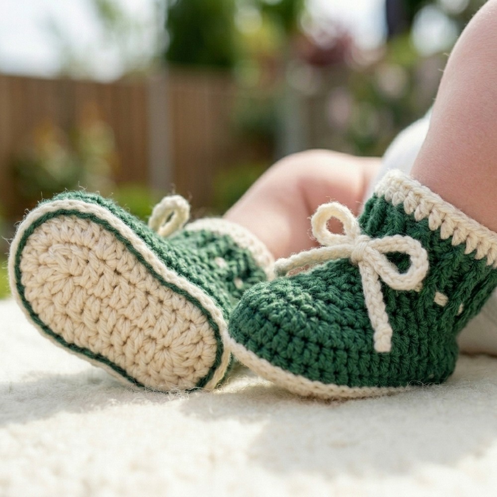 Adorable Baby Booties with This Free Crochet Pattern