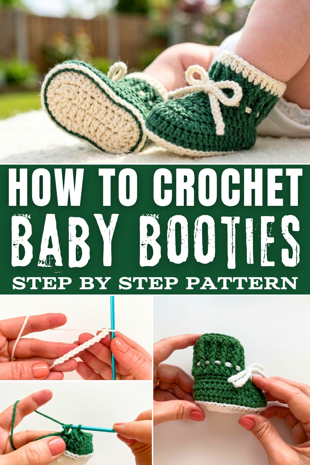 Adorable Baby Booties with This Free Crochet Pattern - Crocht Vibe