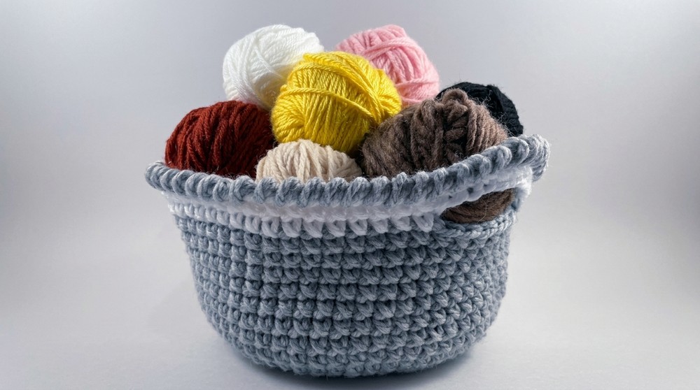 Beautiful Crochet Basket Pattern 7