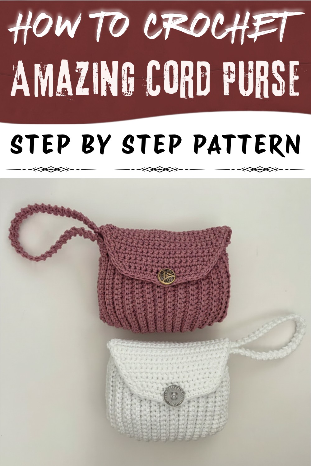 Free Amazing Crochet Cord Purse Pattern