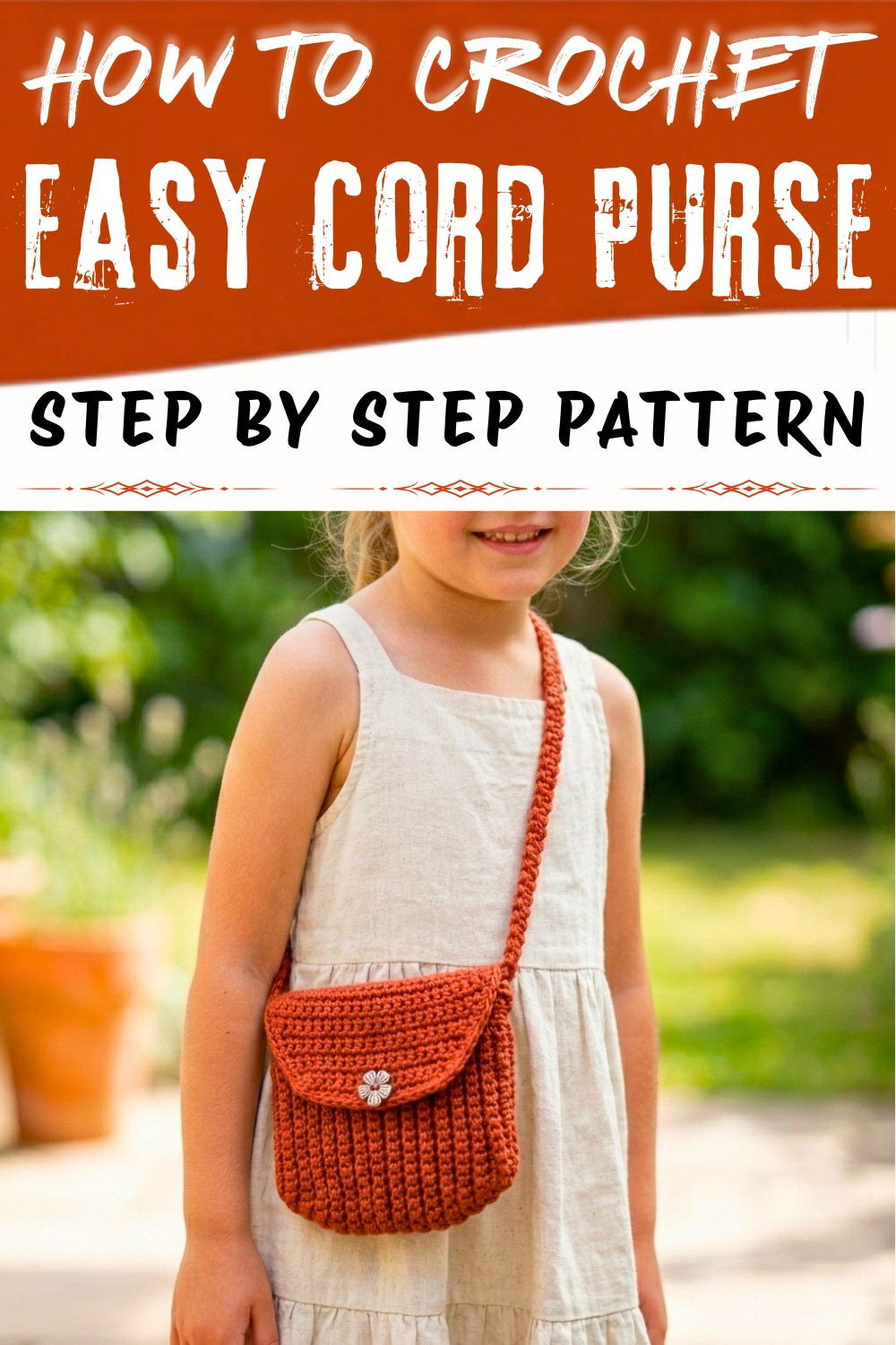 Free Crochet Cord Purse Pattern for Modern Style Look
