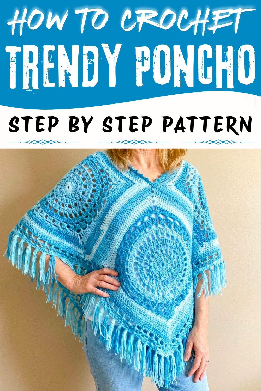 Free Crochet Poncho Pattern to Keep You Warm