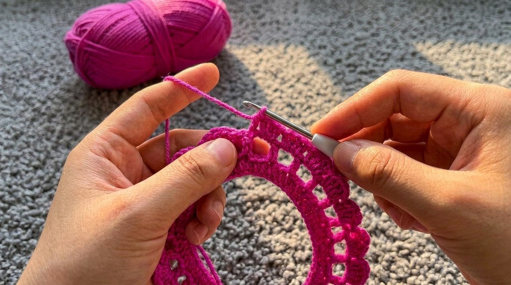 How to Free Crochet Rose Keychain Pattern That Looks Like Real