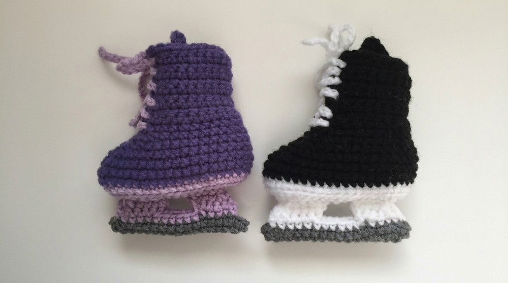 Quick Crochet Hockey Skates Pattern 8