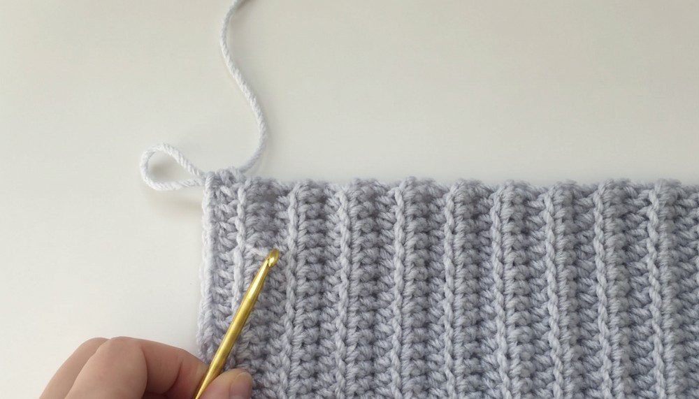 Wonderful Crochet Ribbed Hat Pattern 4