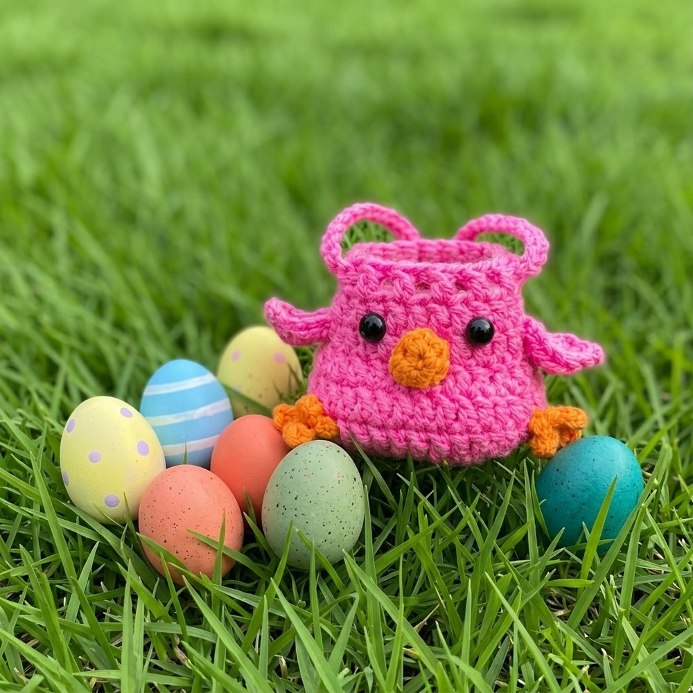 Adorable Free Crochet Duck Shaped Egg Pouch Pattern