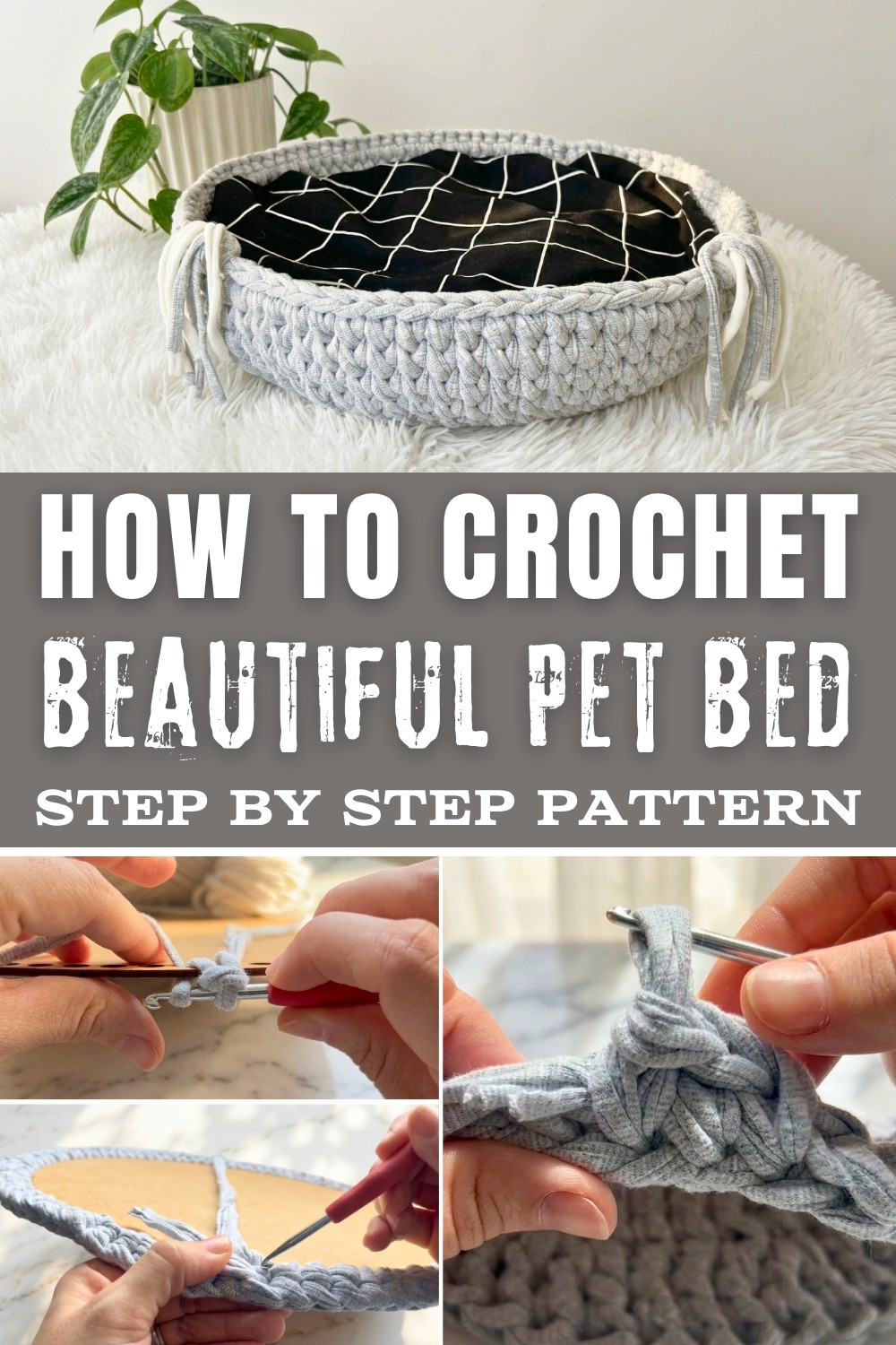 Beautiful Crochet Pet Bed Pattern