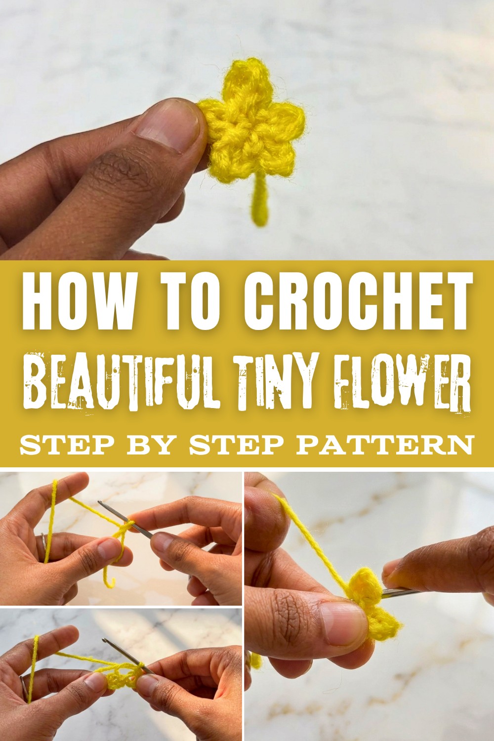 Beautiful Crochet Tiny Flower Pattern