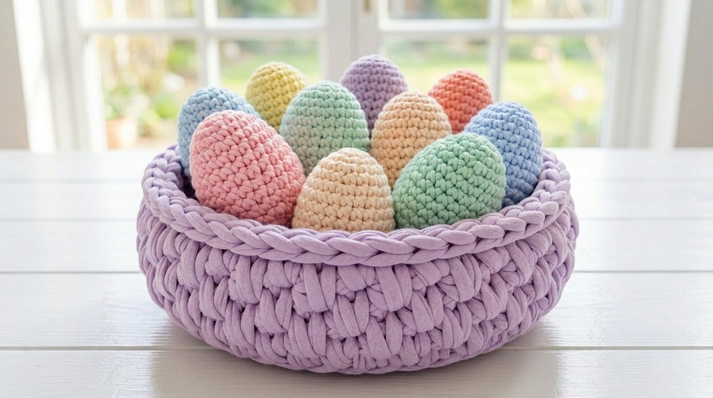 Beautiful Free Crochet Colorful Egg Pattern for Happy Creations