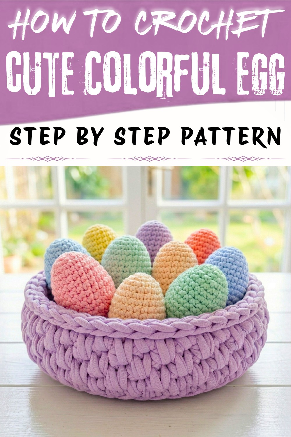 Beautiful Free Crochet Colorful Egg Pattern for Happy Creations