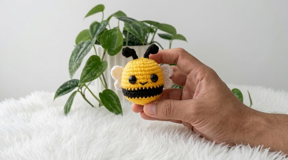 Crochet Bumblebee Amigurumi Pattern 7