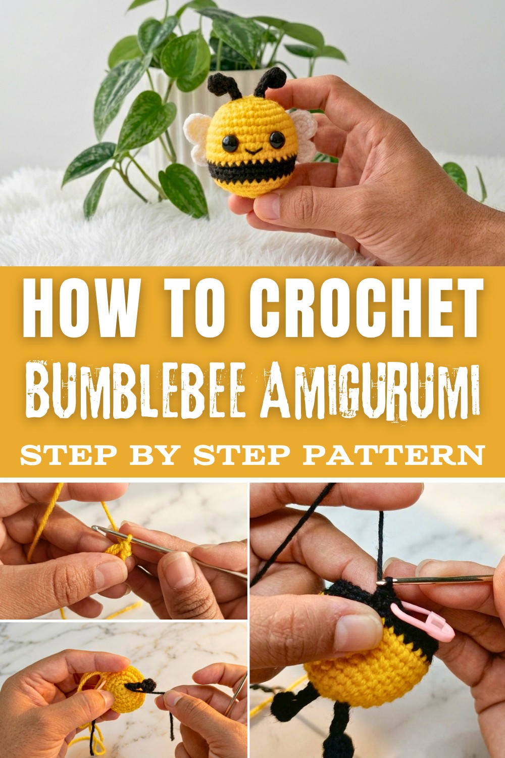 Crochet Bumblebee Amigurumi Pattern
