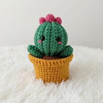 Crochet Cactus Amigurumi Pattern 6
