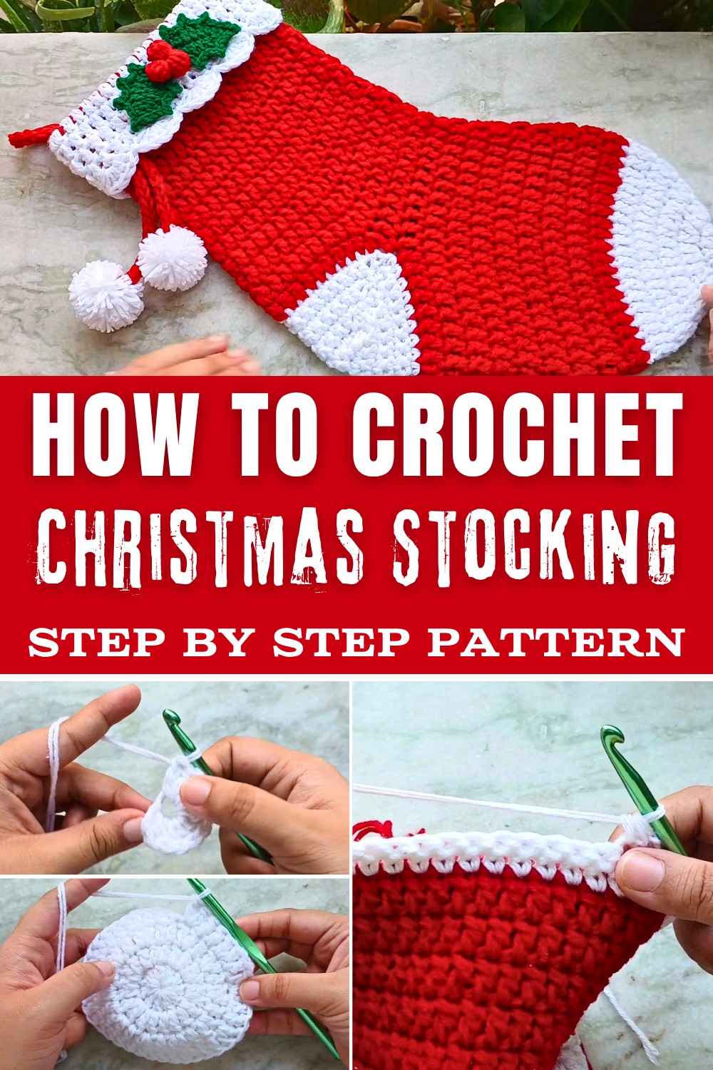 Crochet Christmas Stocking Pattern