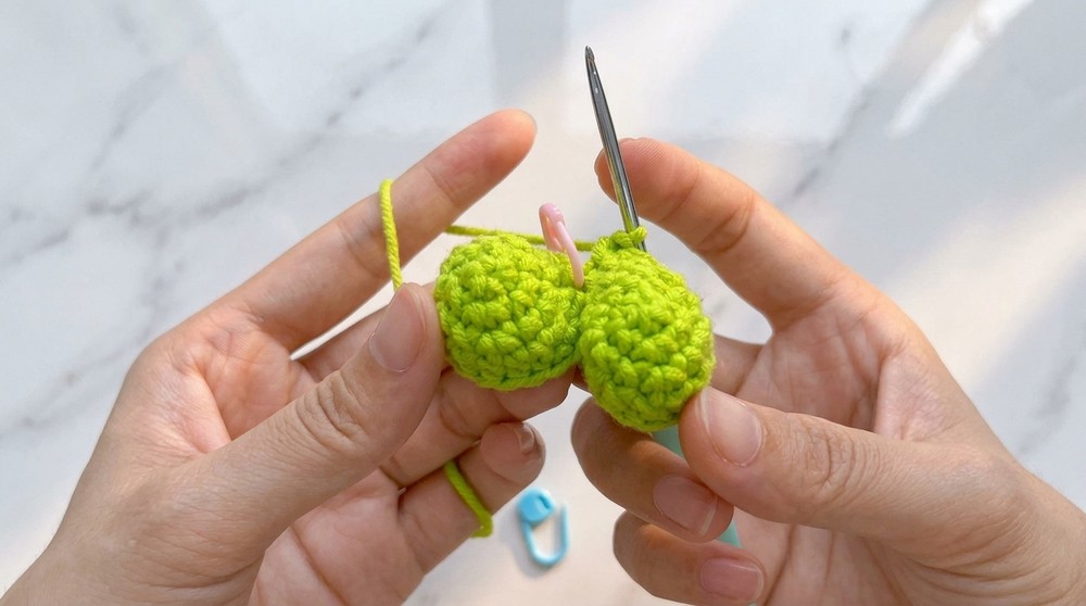 Crochet Heart Cactus Amigurumi Pattern 2