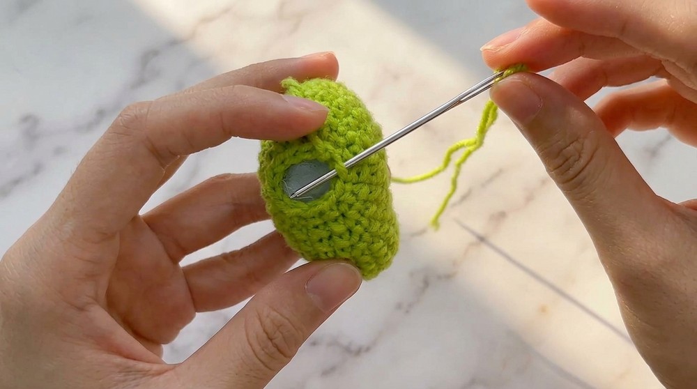 Crochet Heart Cactus Amigurumi Pattern 3