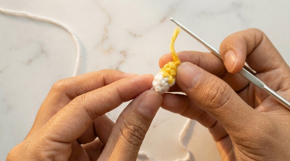 Crochet Hello Kitty Amigurumi Free Pattern for Nursery Decor