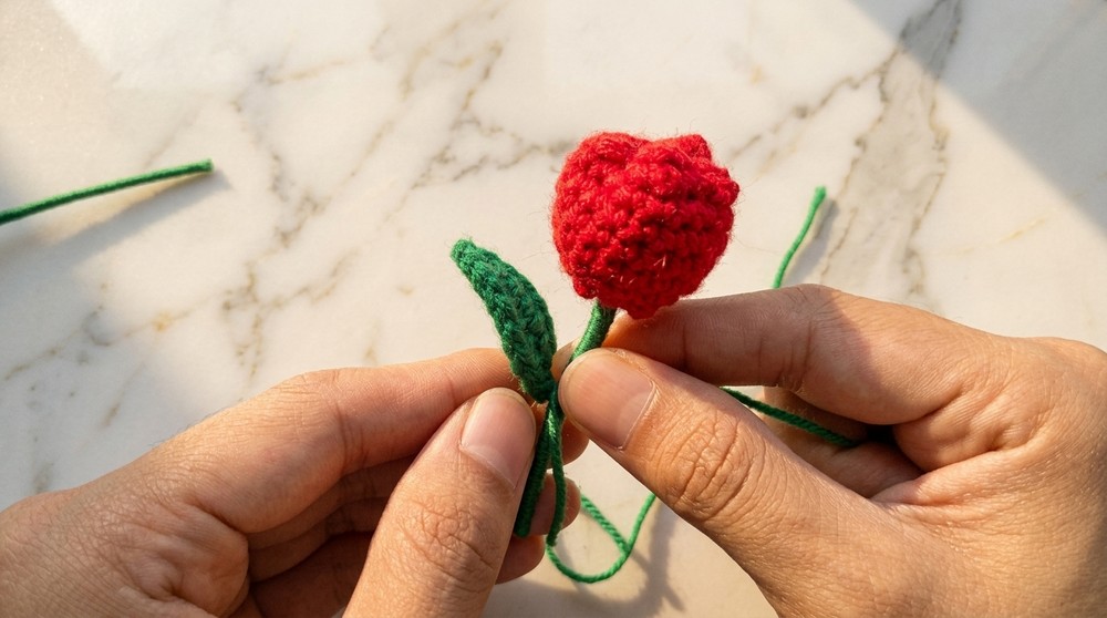 Crochet Mini Flower Bouquet Pattern 5