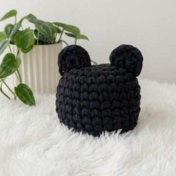 Crochet Minnie Mouse Doorstop Pattern 5