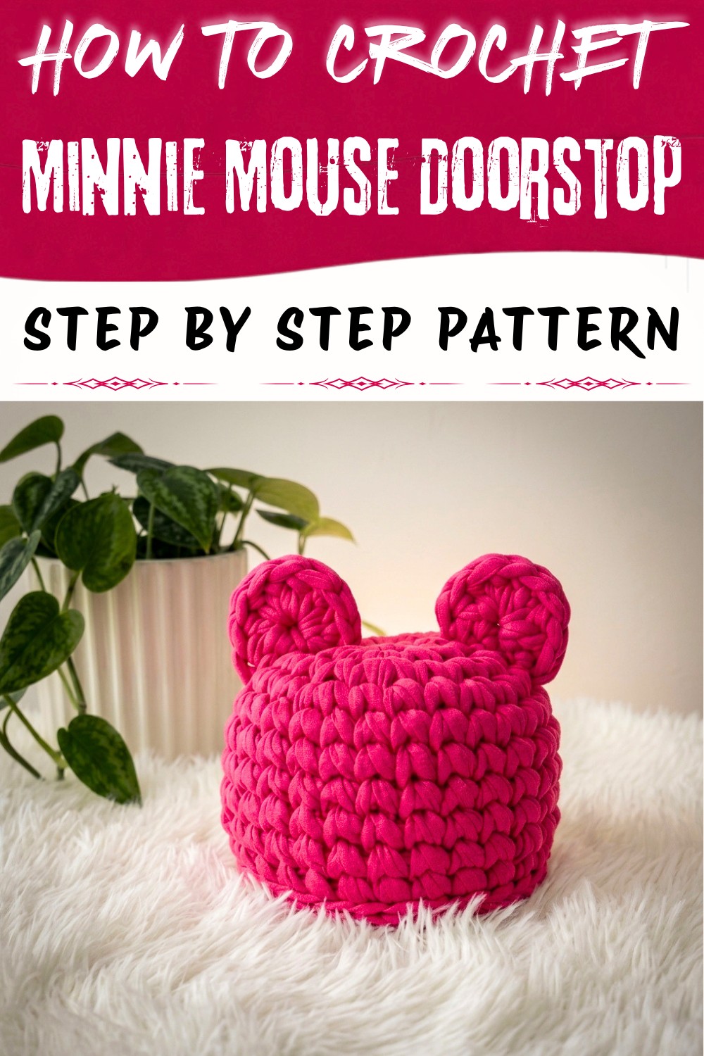 Minnie Mouse Doorstop