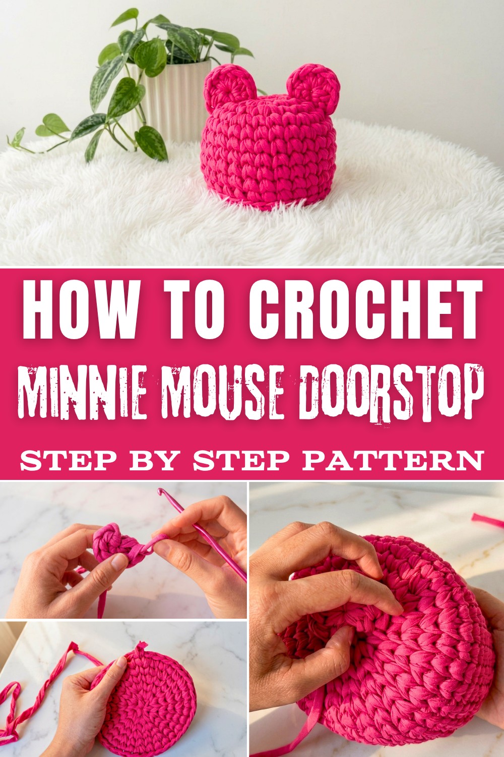 Minnie Mouse Doorstop