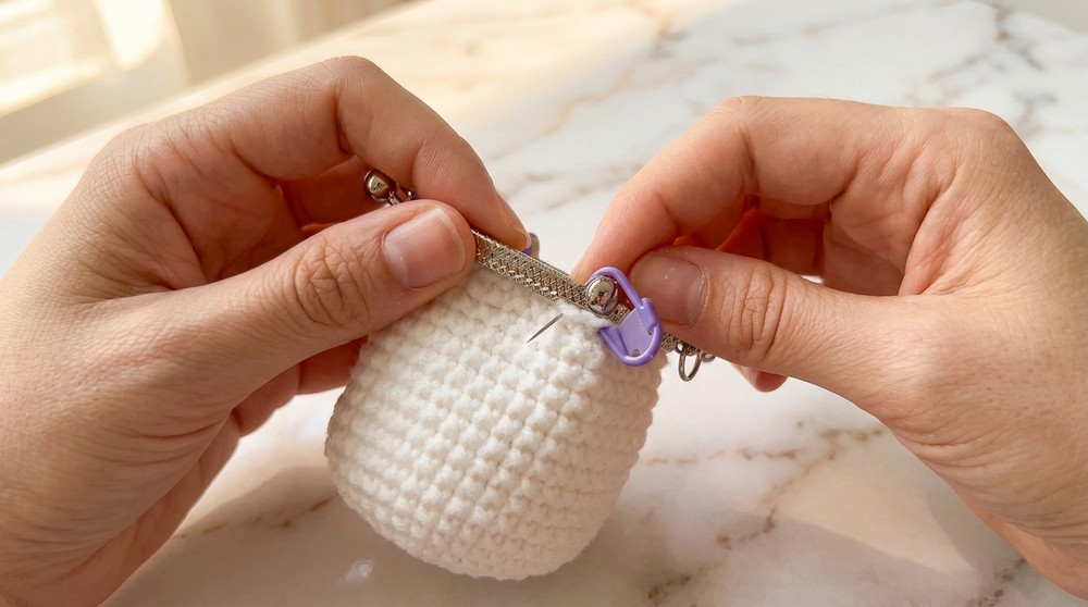Crochet Panda Coin Purse Pattern 4