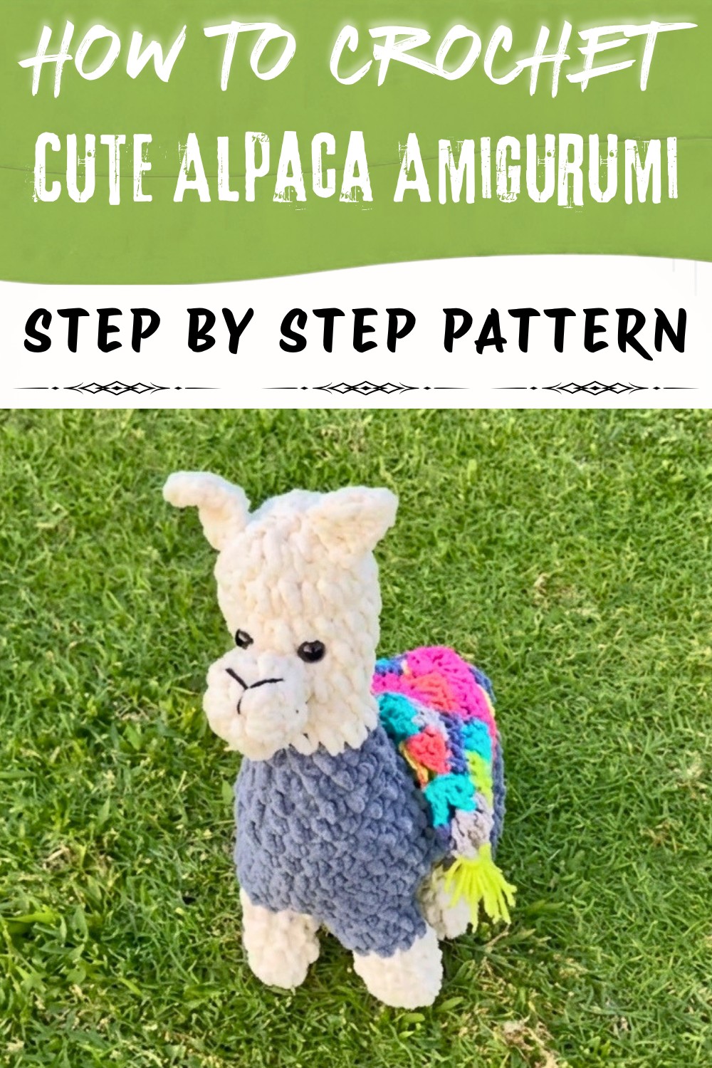 Cute Crochet Alpaca Amigurumi Pattern (1)
