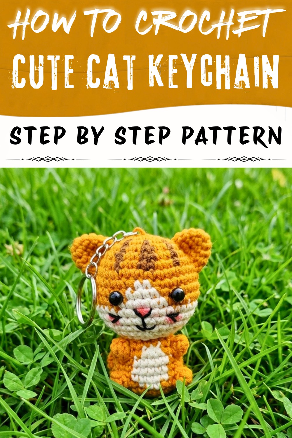 Cute Crochet Cat Keychain Pattern (1)