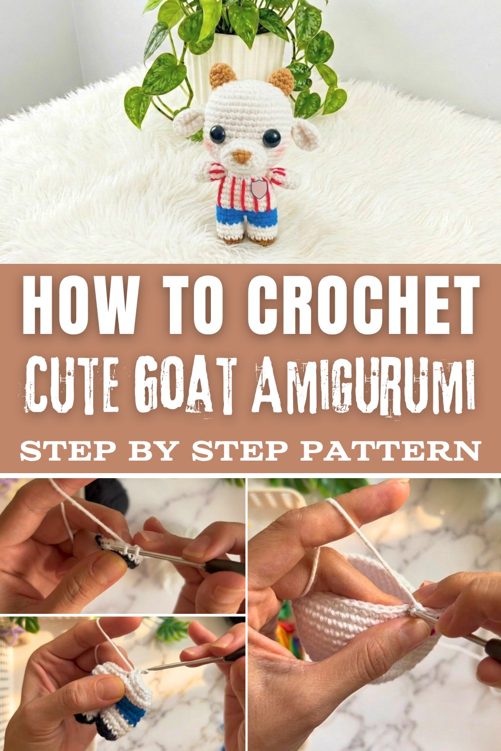 Cute Crochet Goat Amigurumi Pattern
