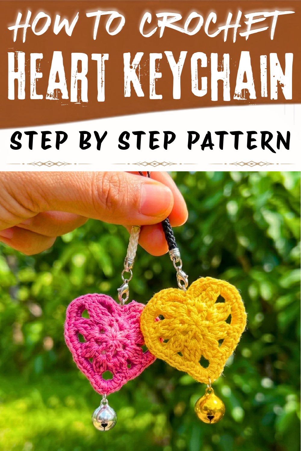 Cute Crochet Heart Keychain Pattern to Add Charm to Your Style