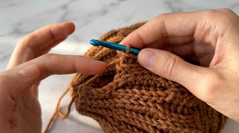 Cute Crochet Honeycomb Hat Pattern 3