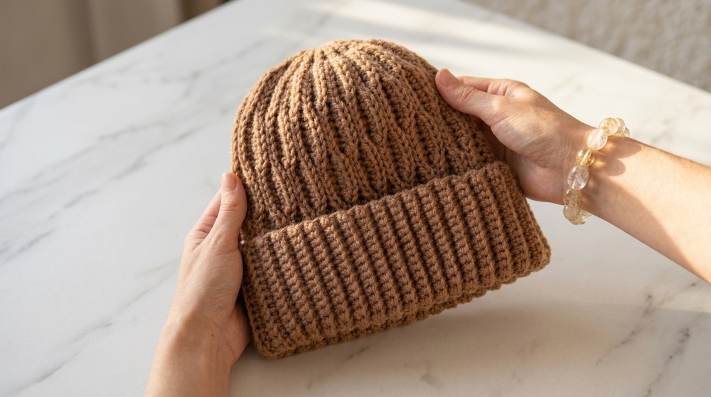Cute Crochet Honeycomb Hat Pattern 5