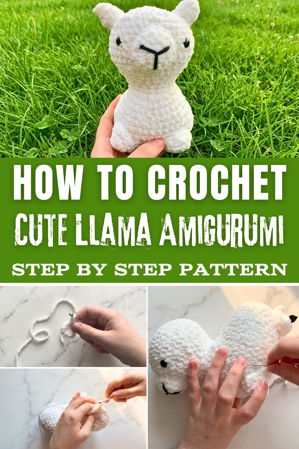 Cute Crochet Llama Amigurumi Pattern