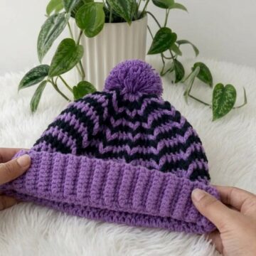 Cute Crochet Winter Hat Pattern 7