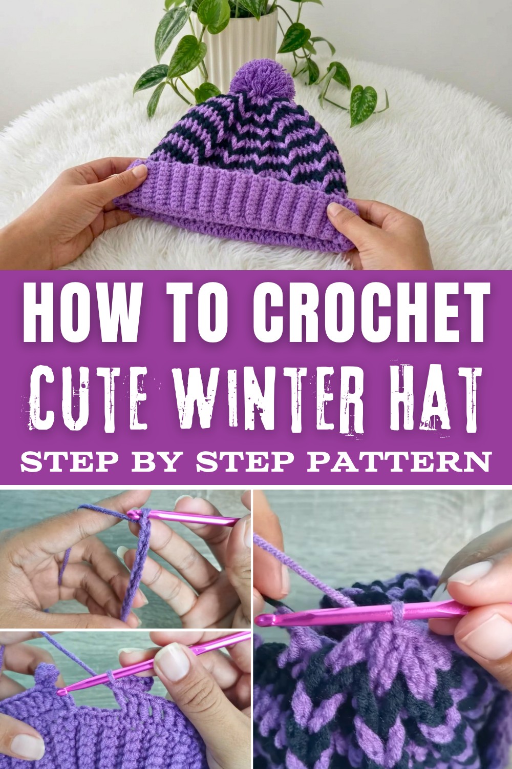 Cute Crochet Winter Hat Pattern