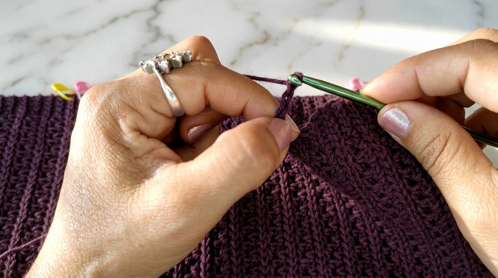 Easy Crochet Crop Top Pattern 4
